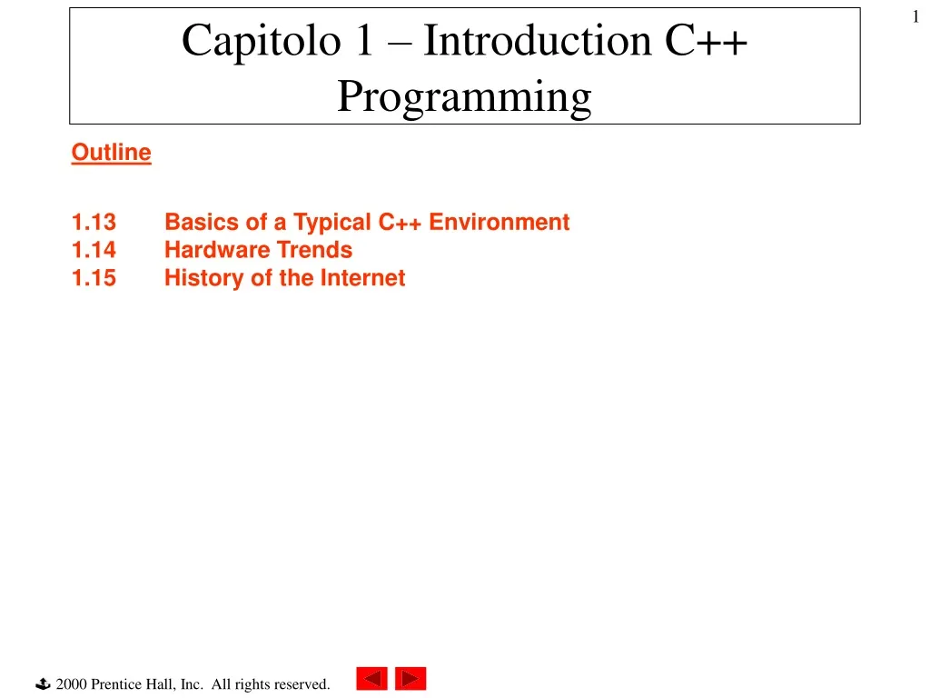 capitolo 1 introduction c programming