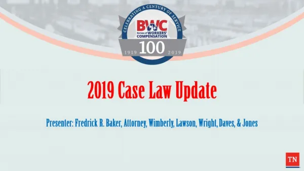 2019 Case Law Update