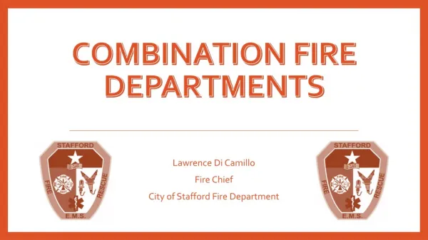 Combination fire departments
