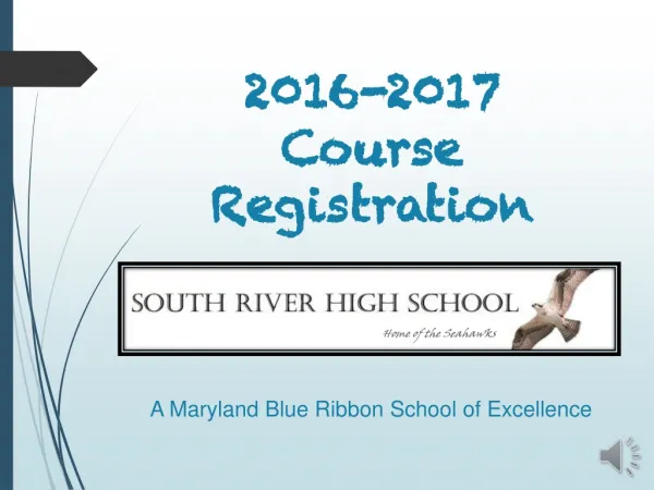 2016-2017 Course Registration