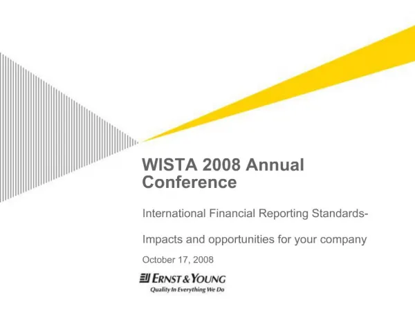 WISTA 2008 Annual Conference