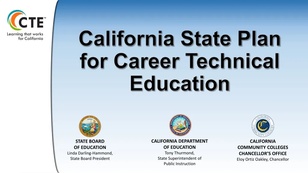 california state plan for career technical education