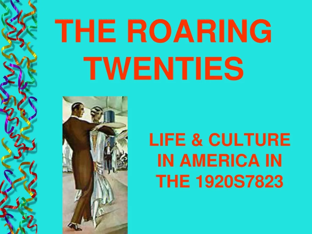 life culture in america in the 1920s7823