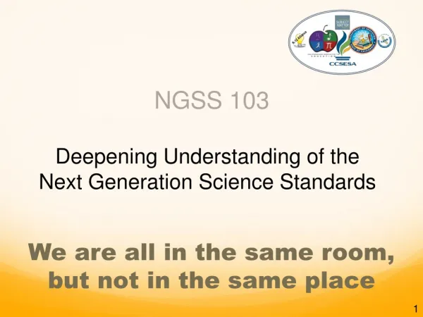 NGSS 103
