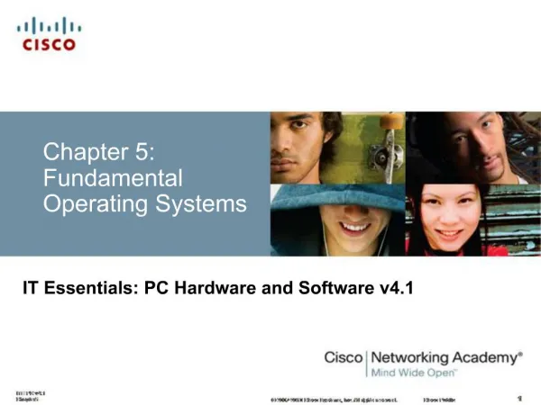 Chapter 5: Fundamental Operating Systems