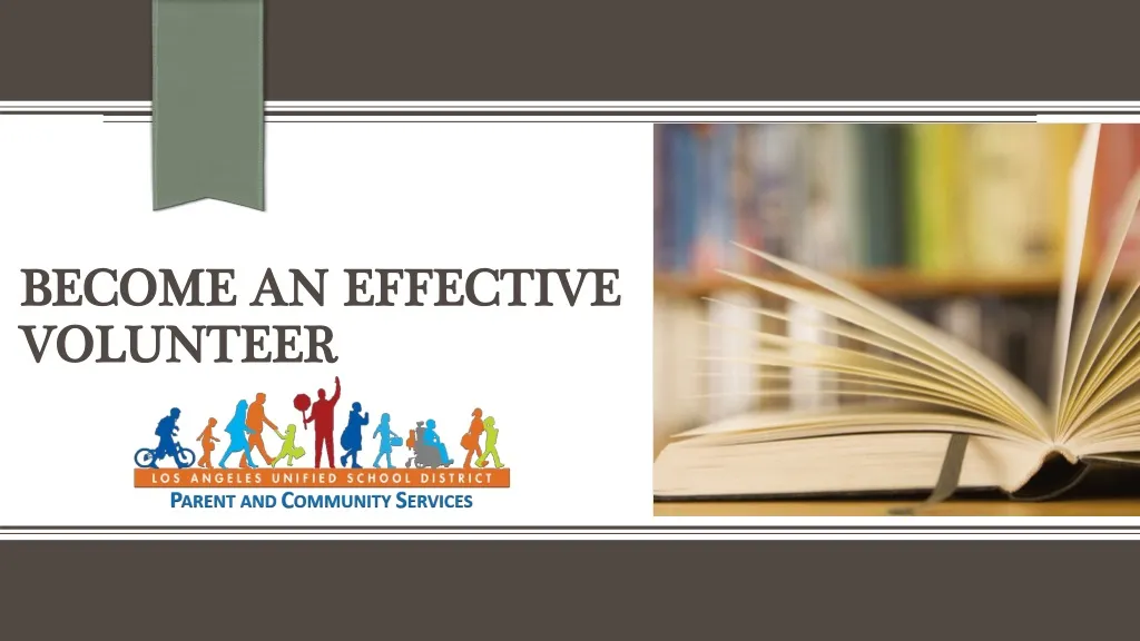 become an effective volunteer