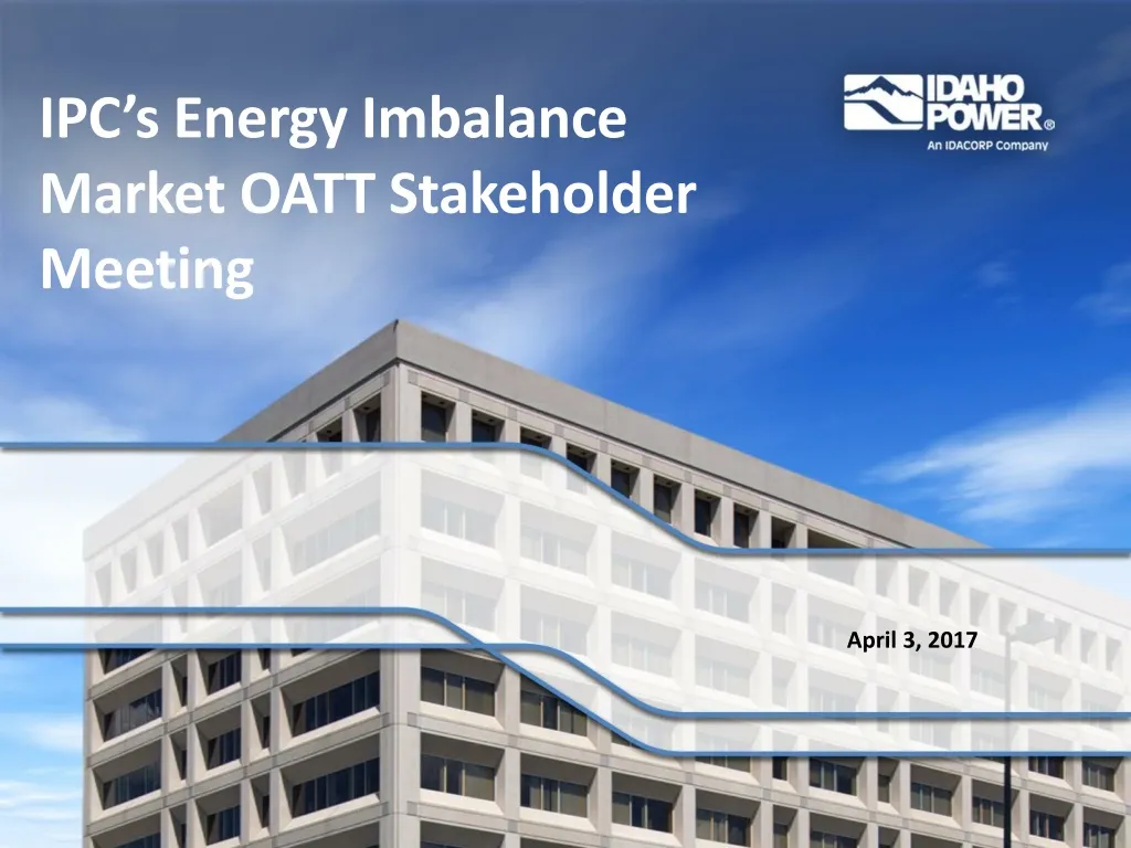 ipc s energy imbalance market oatt stakeholder meeting