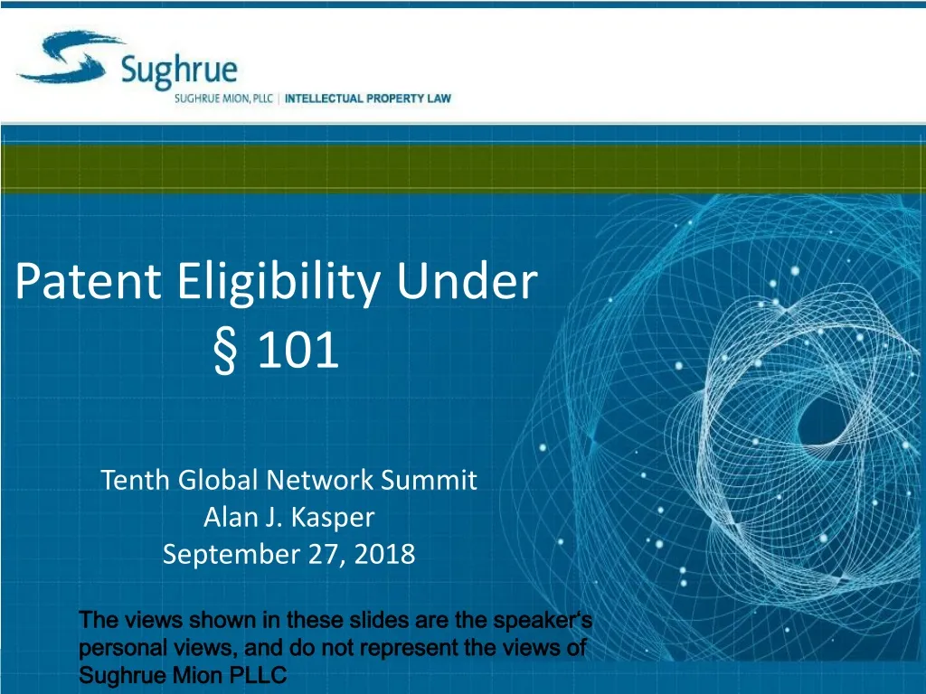 patent eligibility under 101