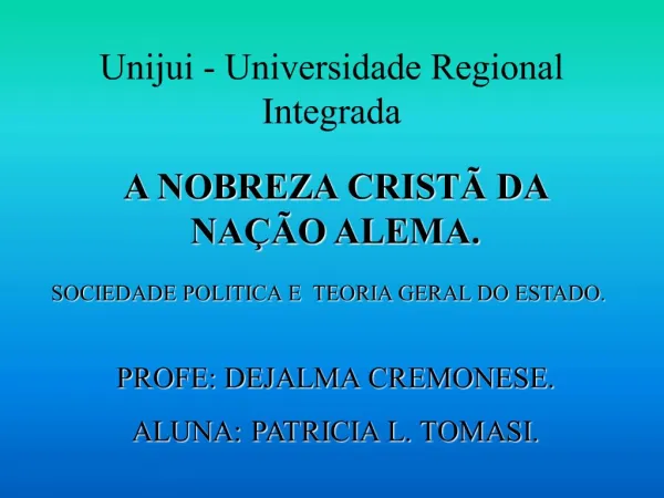 Unijui - Universidade Regional Integrada