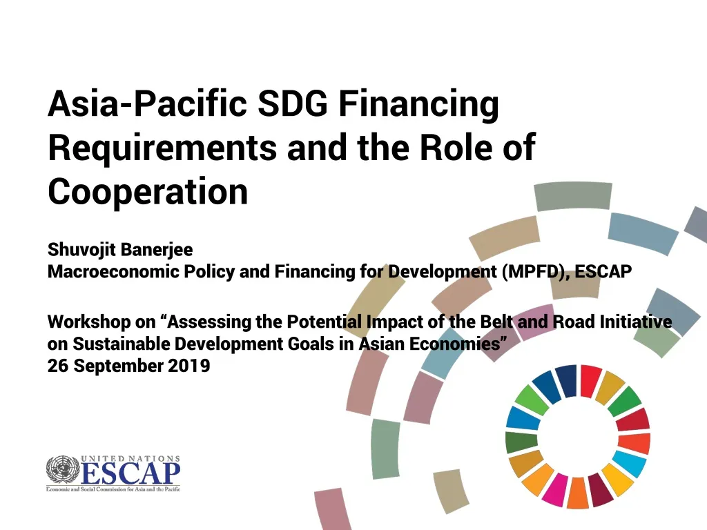 asia pacific sdg financing requirements