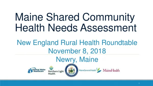 Maine Shared Community Health Needs Assessment