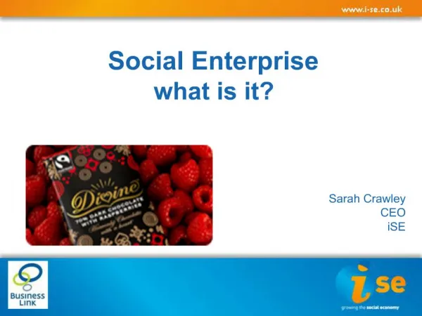 Social Enterprise what is it