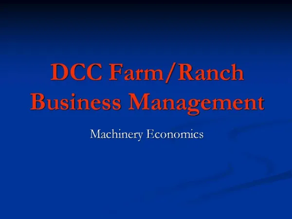 DCC Farm