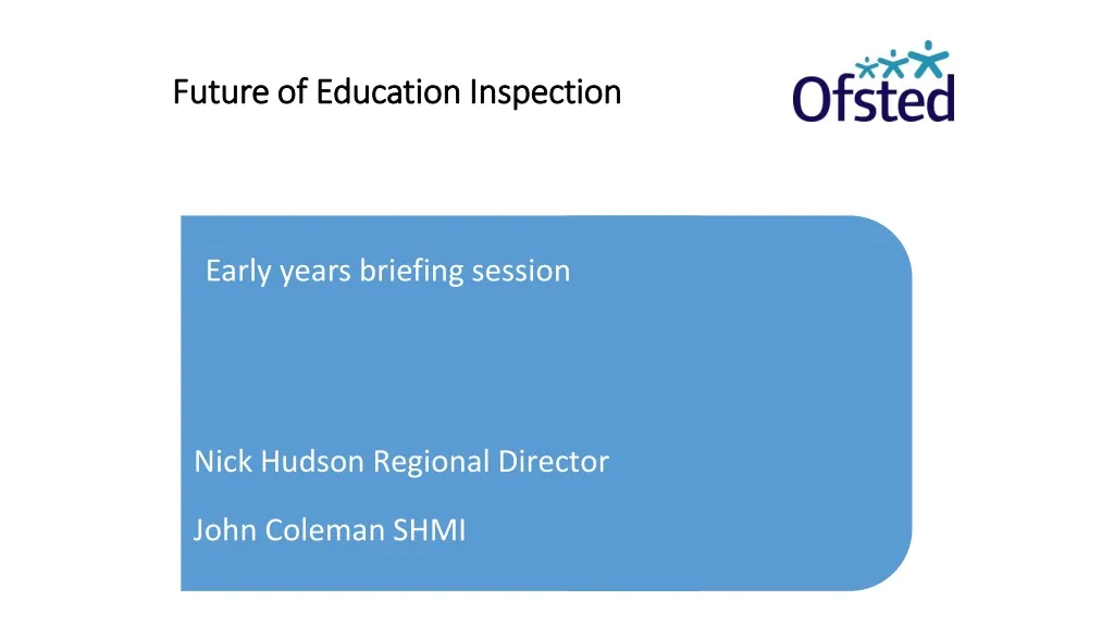 future of education inspection