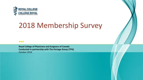 2018 Membership Survey