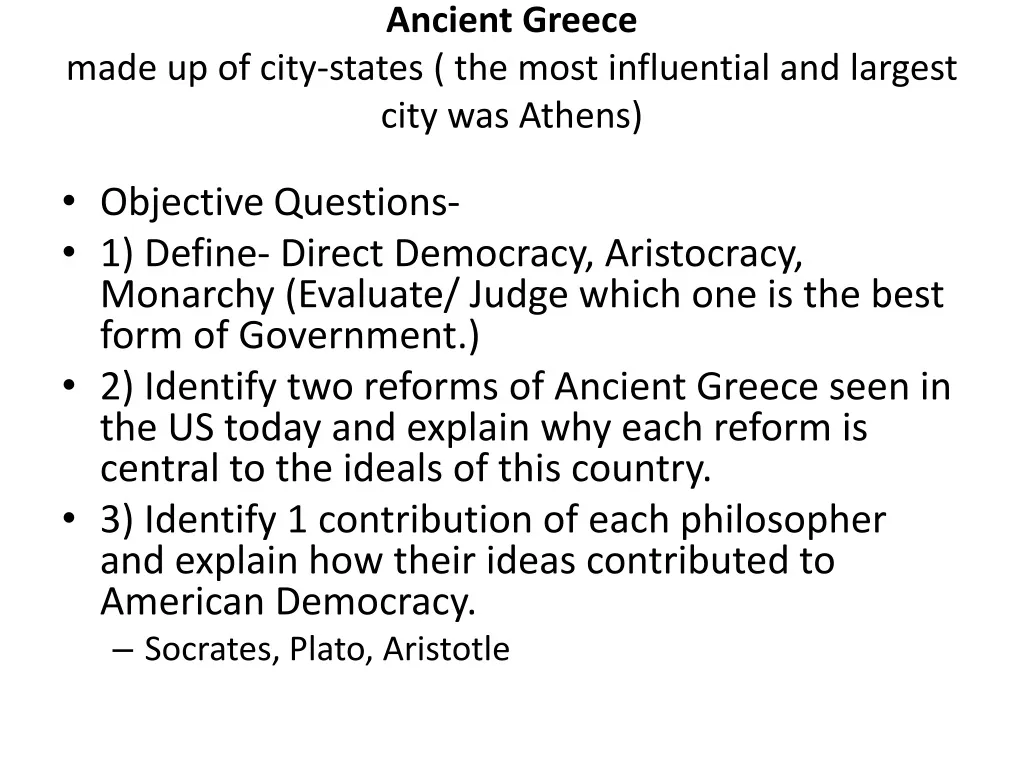 ancient greece made up of city states the most influential and largest city was athens