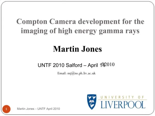 Compton Camera development for the imaging of high energy gamma rays