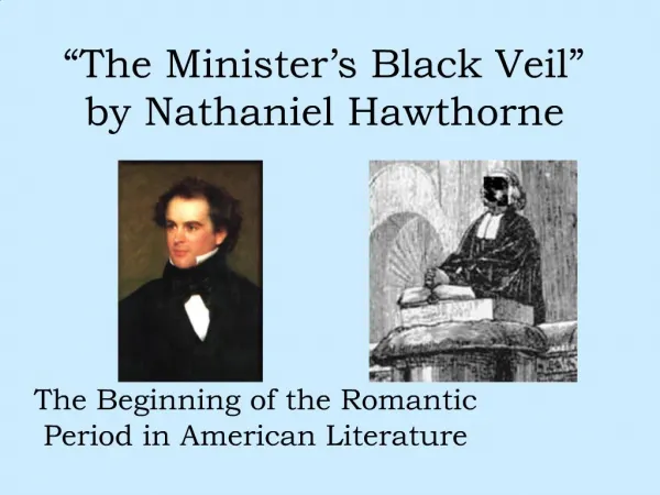 The Minister s Black Veil by Nathaniel Hawthorne