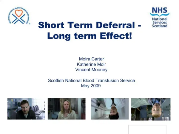 Short Term Deferral - Long term Effect