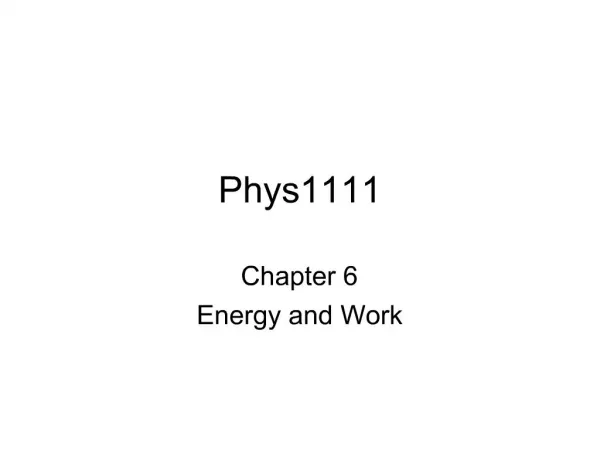 Phys1111