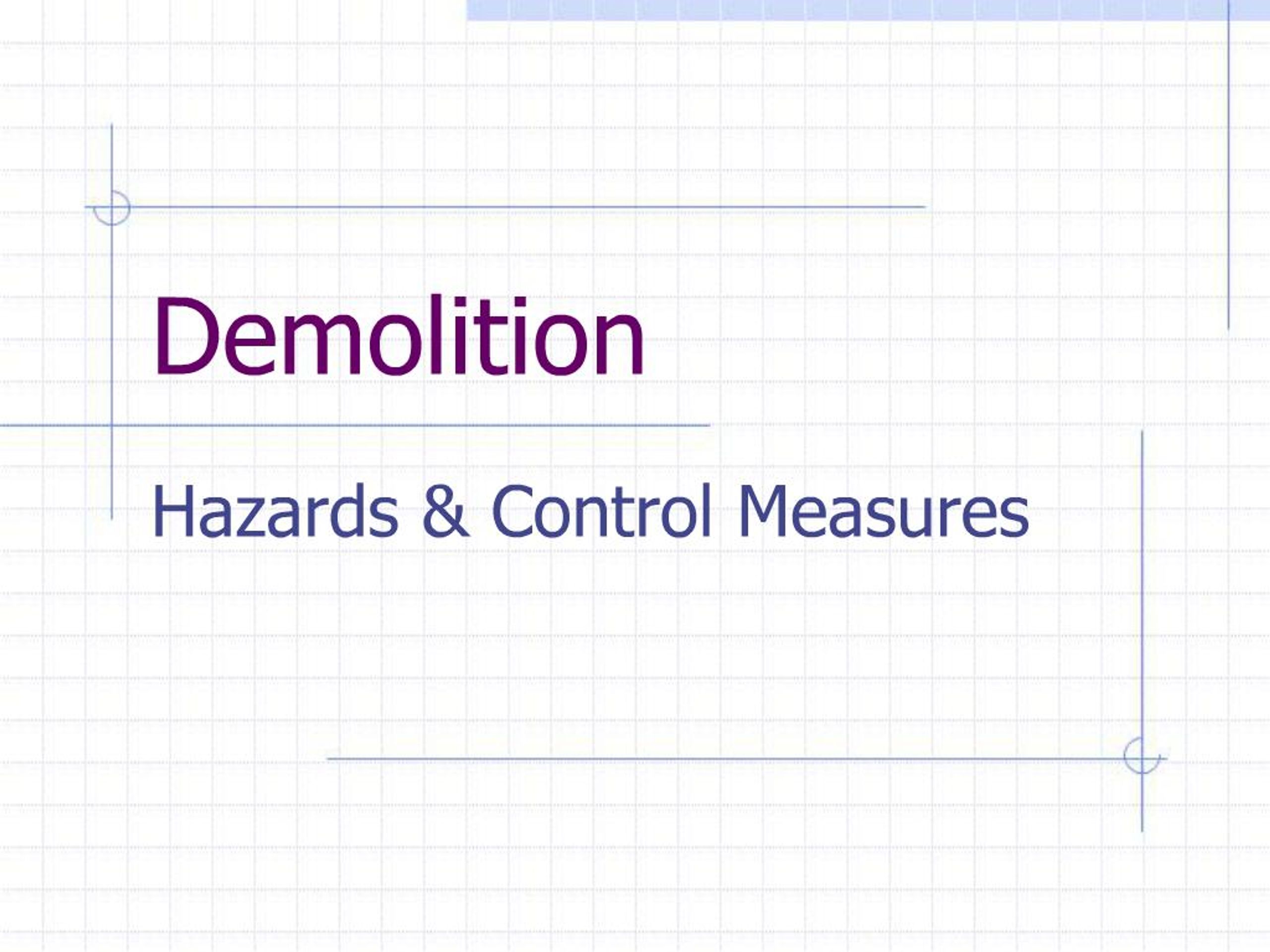 PPT - Demolition PowerPoint Presentation, free download - ID:632880