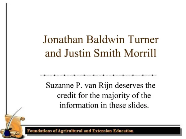 Jonathan Baldwin Turner and Justin Smith Morrill