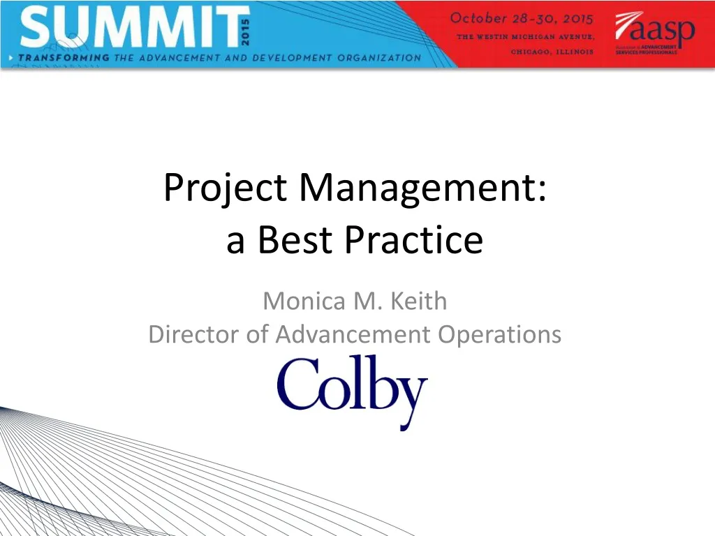project management a best practice