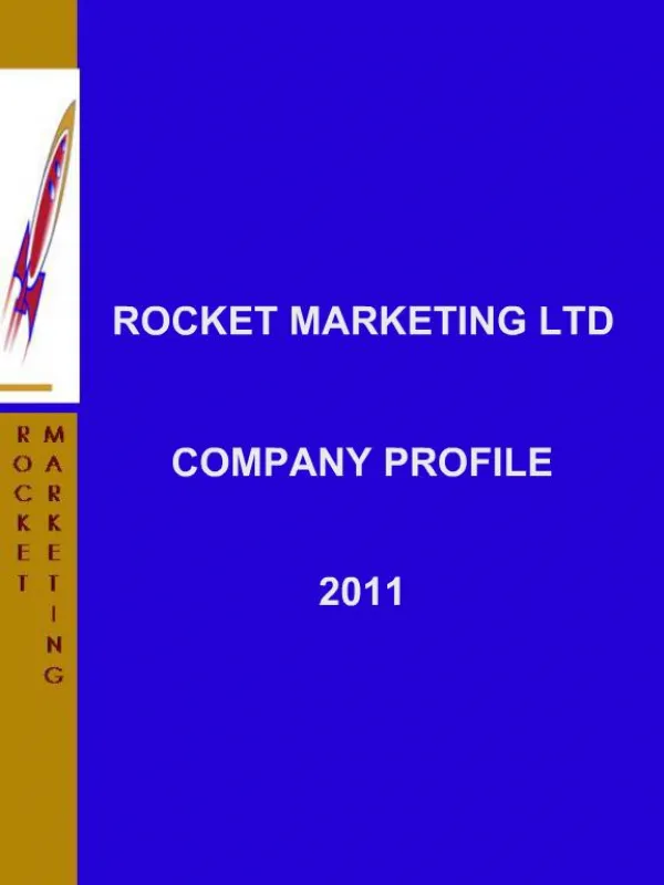 ROCKET MARKETING LTD COMPANY PROFILE 2011