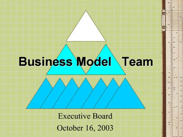 Business Model Team