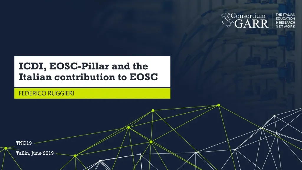 icdi eosc pillar and the italian contribution to eosc