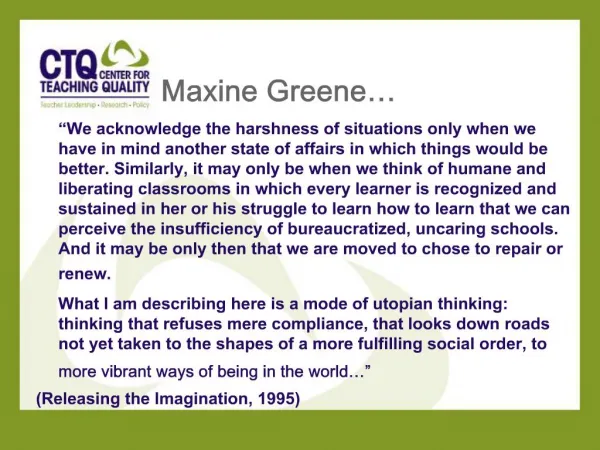 Maxine Greene