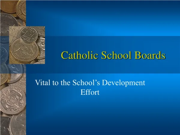 Catholic School Boards
