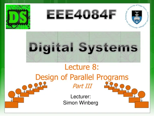 Lecture 8: Design of Parallel Programs Part III