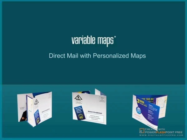 Direct Mail with Personalized Maps