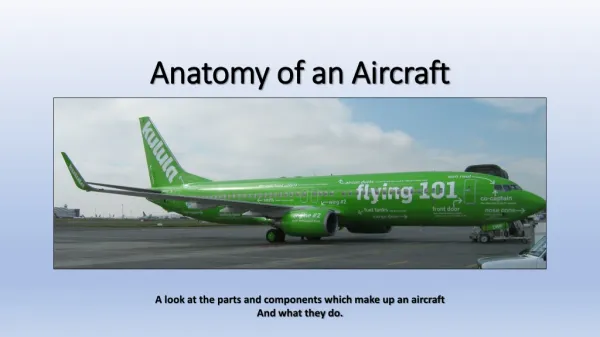 Anatomy of an Aircraft