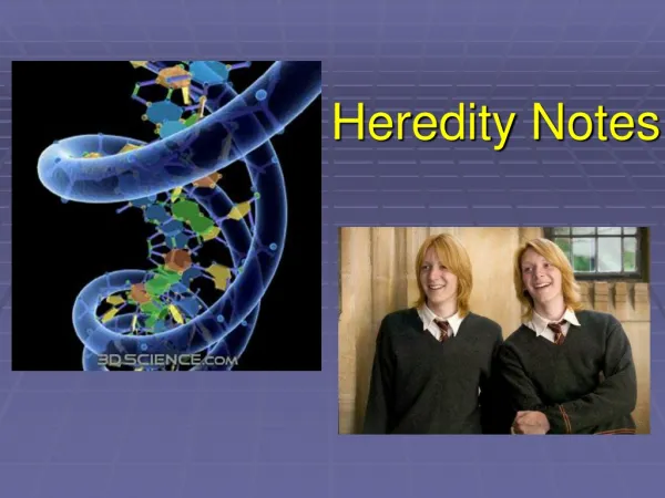 Heredity Notes