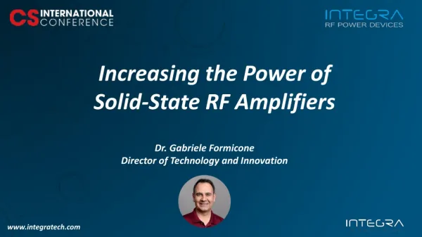 Increasing the Power of Solid-State RF Amplifiers