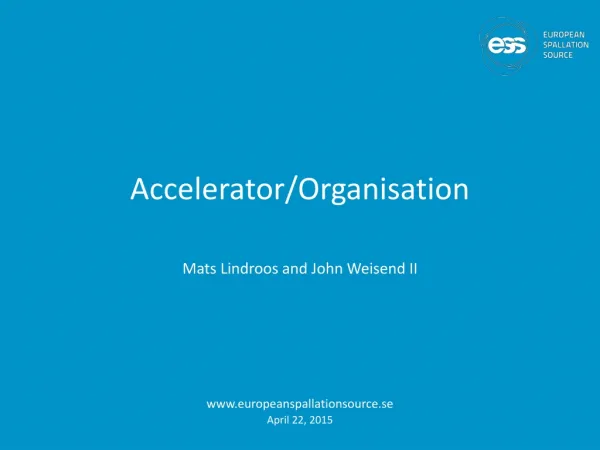 Accelerator/Organisation