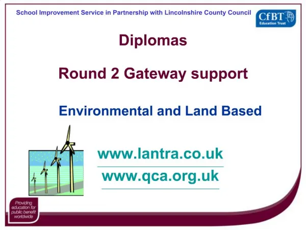 Diplomas Round 2 Gateway support