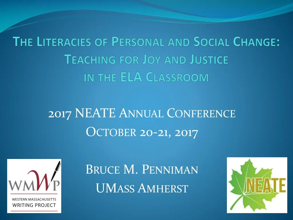 the literacies of personal and social change teaching for joy and justice in the ela classroom