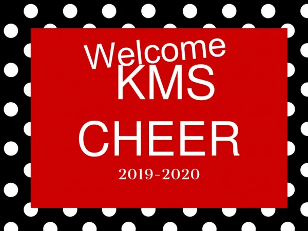 KMS CHEER 201 9 -20 20
