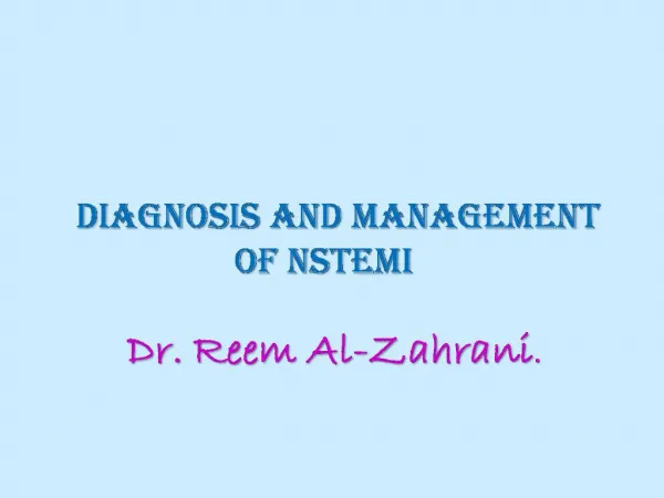 Dr. Reem Al-Zahrani.
