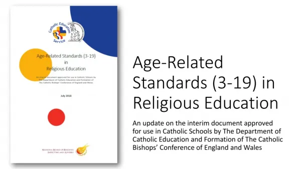 Age-Related Standards (3-19) in Religious Education