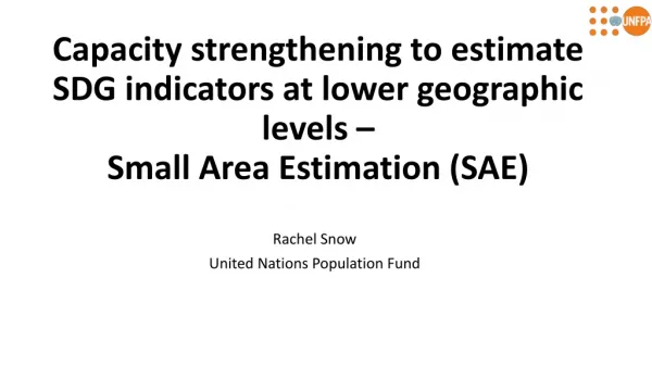 Rachel Snow United Nations Population Fund