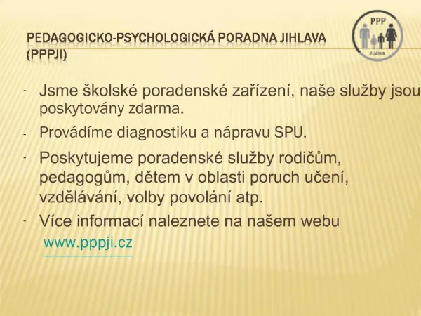 Pedagogicko-psychologick poradna Jihlava PPPJI