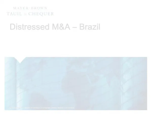 Distressed MA Brazil