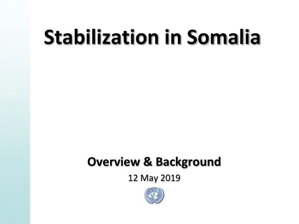 Stabilization in Somalia