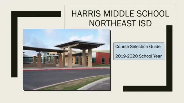 Harris Middle School NorthEast ISD