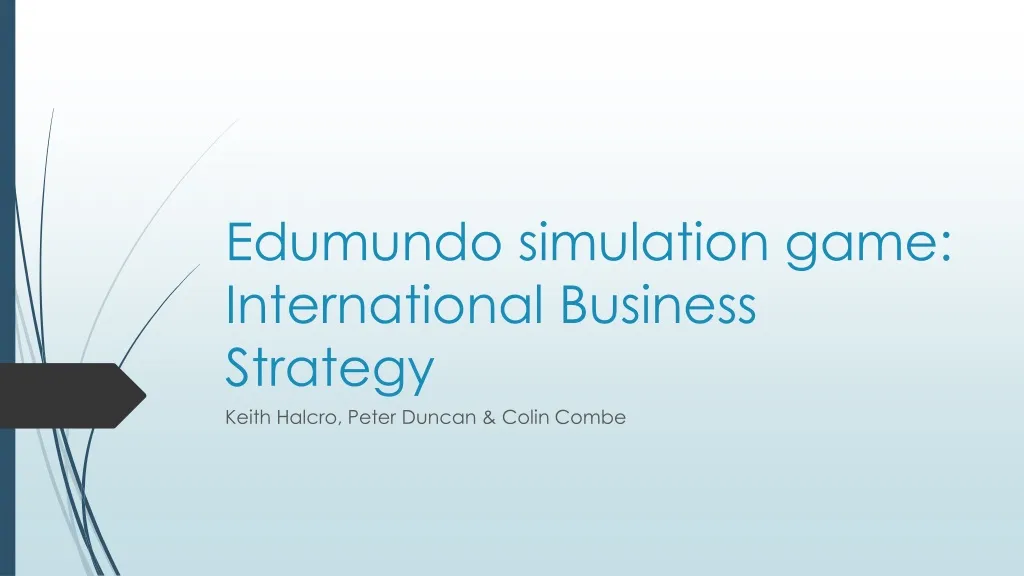 edumundo simulation game international business strategy