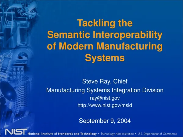 Tackling the Semantic Interoperability of Modern Manufacturing Systems